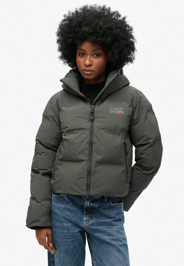 HOODED BOXY PUFFER - Winterjacke