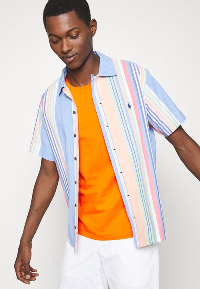 Polo Ralph Lauren CUSTOM SLIM FIT JERSEY CREWNECK T-SHIRT - T-shirt básica - sailing orange