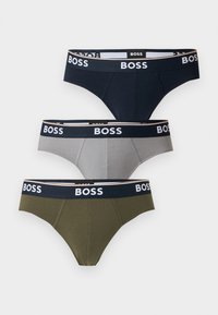 Sélectionné, blue/khaki/grey