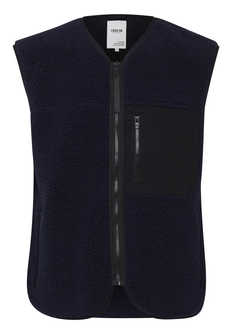 Solid Bodywarmer donkerblauw Solid Bodywarmer donkerblauw