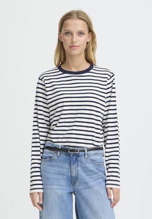 IHMIRA LS4 - Hosszú ujjú felső - total eclipse cloud dancer