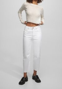 PULL&BEAR Jeans a sigaretta - white
