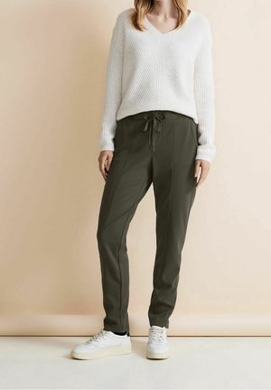 Street One, Pantalon de survêtement - dark green