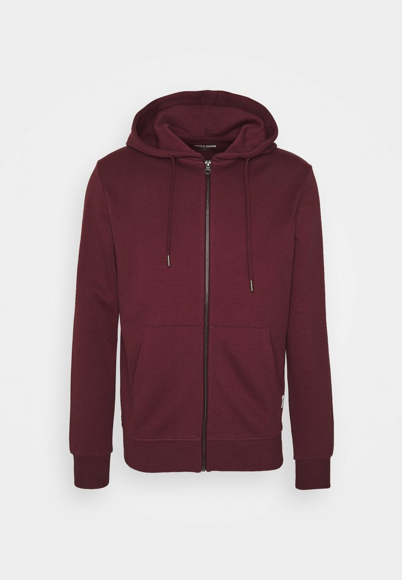 Jack & Jones JJEBASIC HOOD - Camisola com fecho - port royale