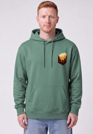watapparel, HIKING IN THE MOUNTAINS UNISEX - Kapuzenpullover - green bay