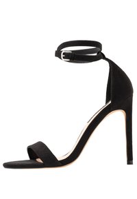 High heeled sandals - black