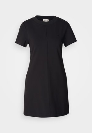 Calvin Klein Jeans MILANO T SHIRT DRESS - Φόρεμα από ζέρσεϊ - black