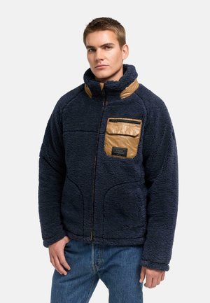 STONE HARBOUR, PLÜSCHJACKE SOREES XX - Fleecejacke - dark blue