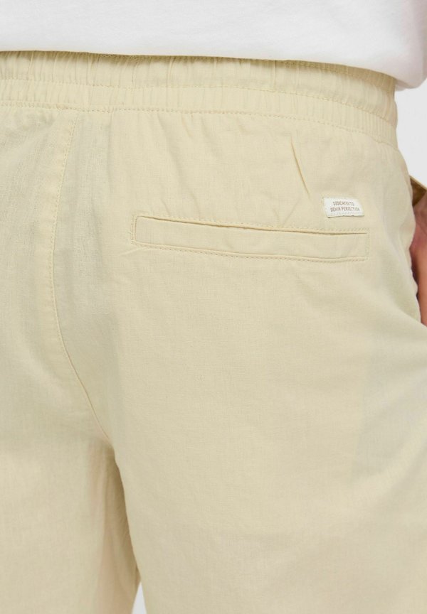 BHVOLK LINEN MIX - Tracksuit bottoms - bleached sand2