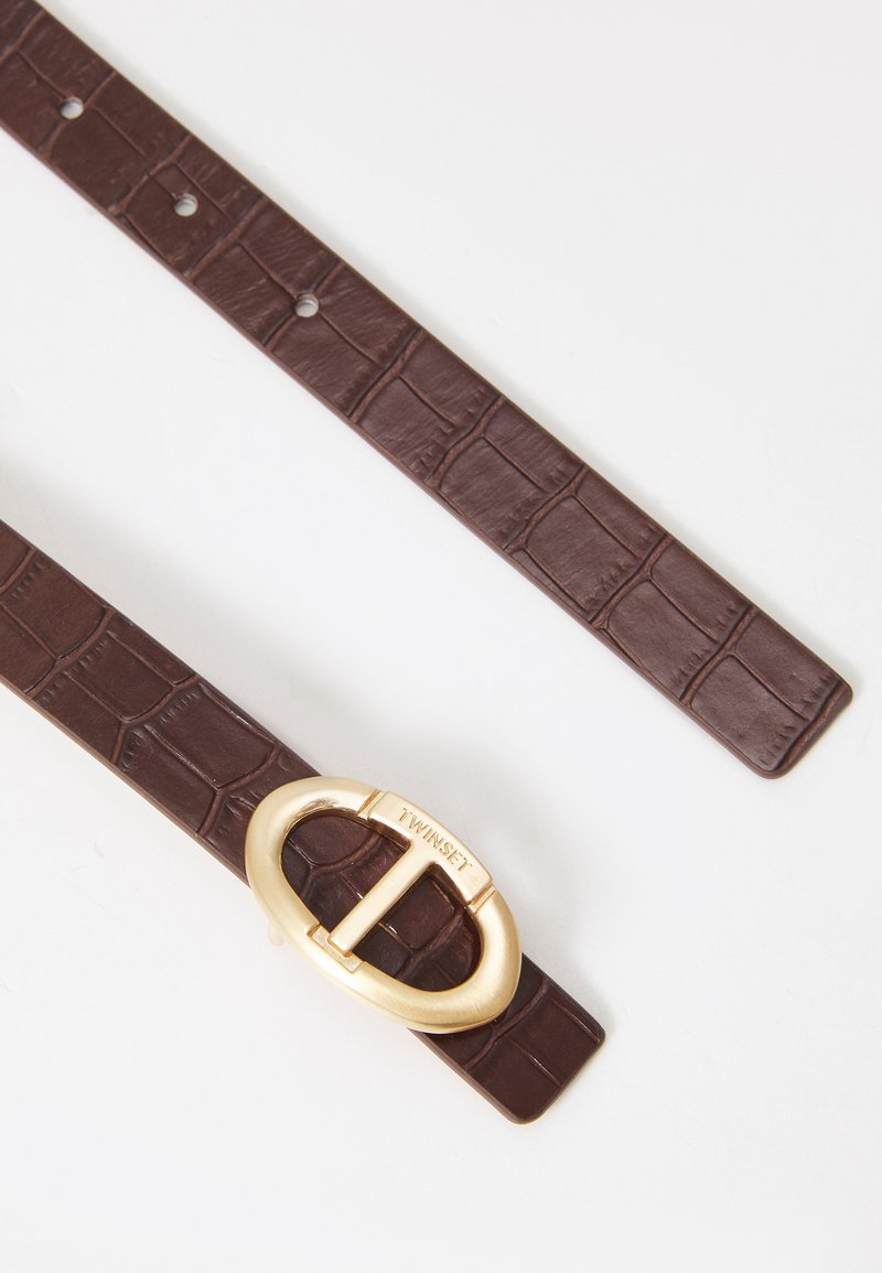 TWINSET BELT - Cintura - testa moro