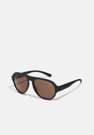 Solbriller - matte black /dark brown