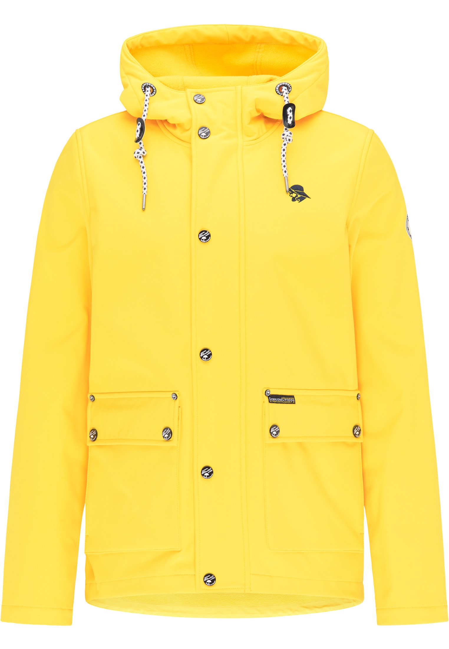 peacocks yellow coat