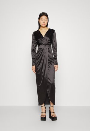 WAL G. REANA LONG SLEEVE MIDI - Cocktail φόρεμα / Φόρεμα για πάρτι - black