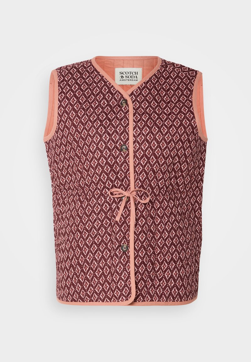 Scotch & Soda Bodywarmer bordeauxrood