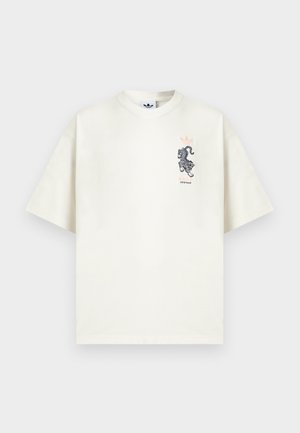 TIGER TEE UNISEX - Tricou cu imprimeu - core white