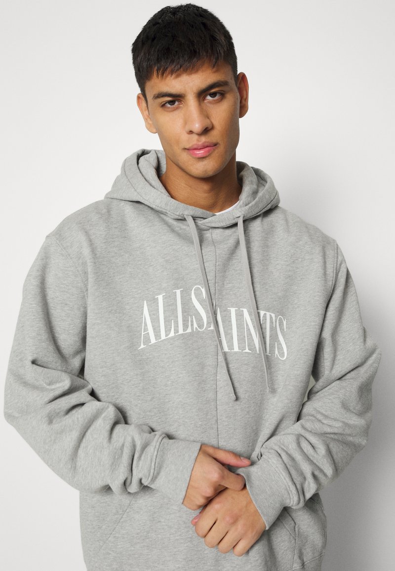 AllSaints DROPOUT HOODY - Sweatshirt - grey marl/grey - Zalando.co.uk