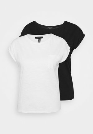 2 PACK - T-shirt basic - black