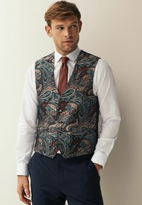 Next OCCASION  - Vestă - multi coloured burgundy red paisley