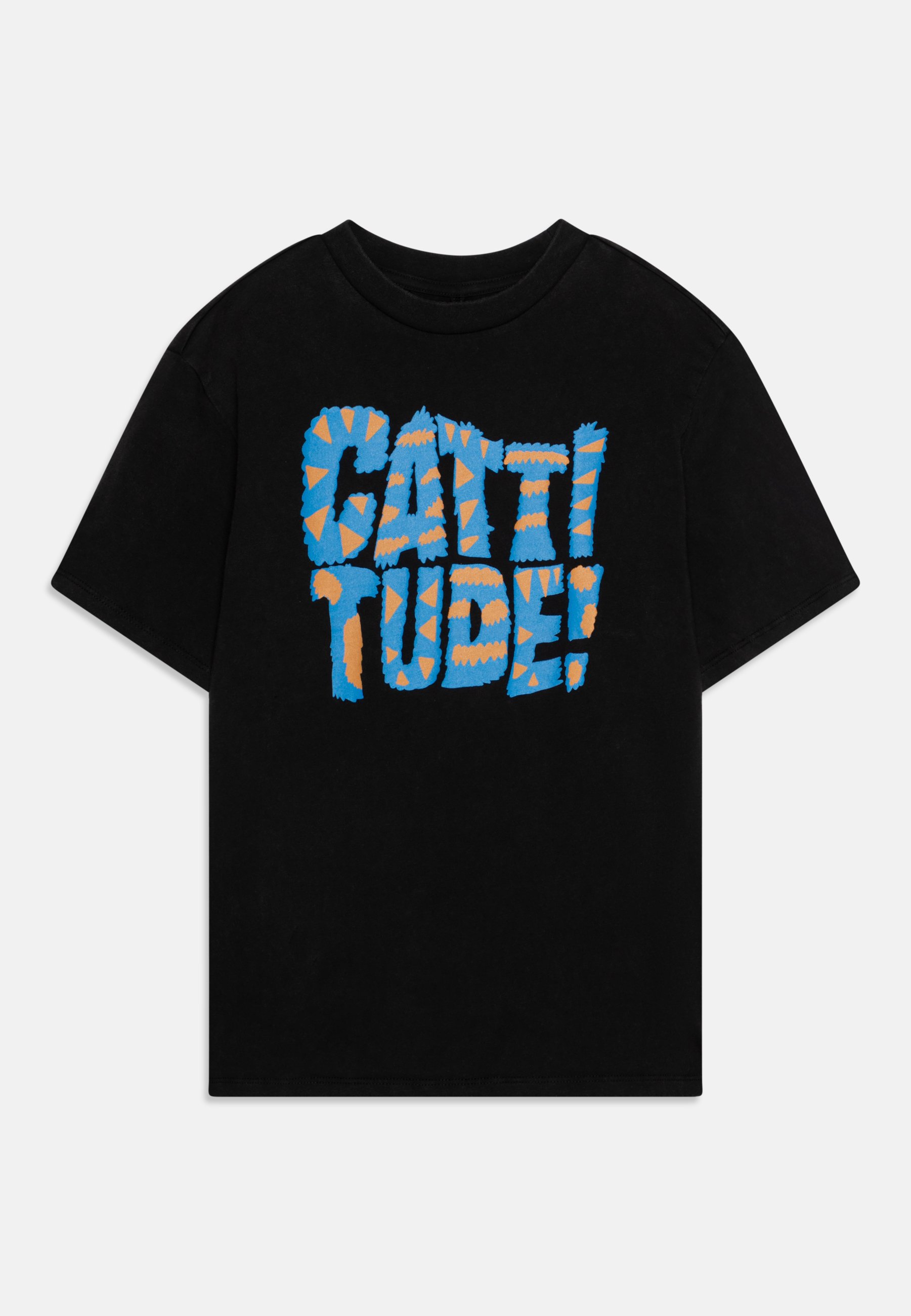 Stella McCartney Kids T-shirt print black/zwart