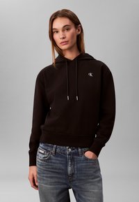 Calvin Klein Jeans FRENCH HOODIE - Hanorac - black