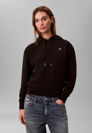 FRENCH HOODIE - Pulover s kapuco - black