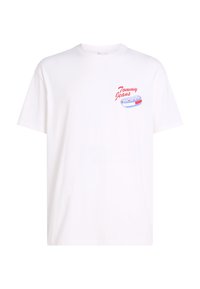 Tommy Jeans FUN NOVELTY TEE UNISEX  - T-shirt con stampa - white