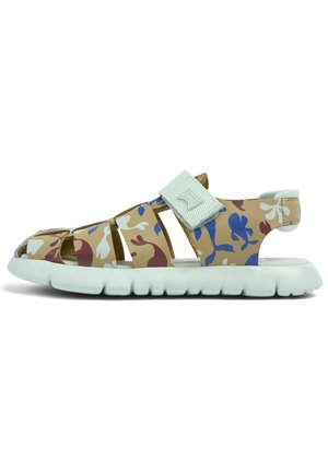 ORUGA - Vandringssandaler - beige blau