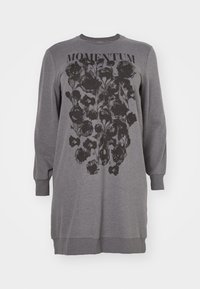 VANNA ONECK DRESS  - Jurk - magnet melange