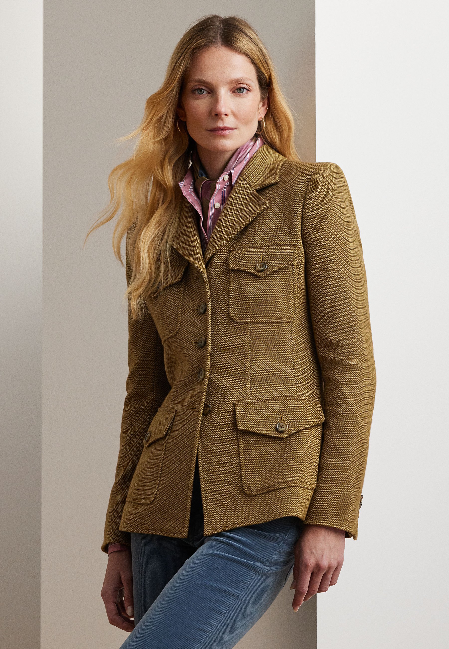 Plaid Blazer Ralph Lauren Wool Blazer Women Lauren Ralph Lauren