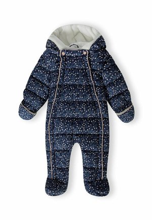 DOUBLE ZIP WITH ATTACHED MITTS  - Tuta da neve - navy