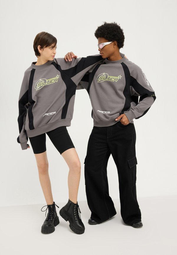 SILVER RACER CREW OVERSIZED UNISEX - Sweatshirt