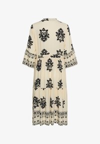 Unselected, off white and black wallpaper