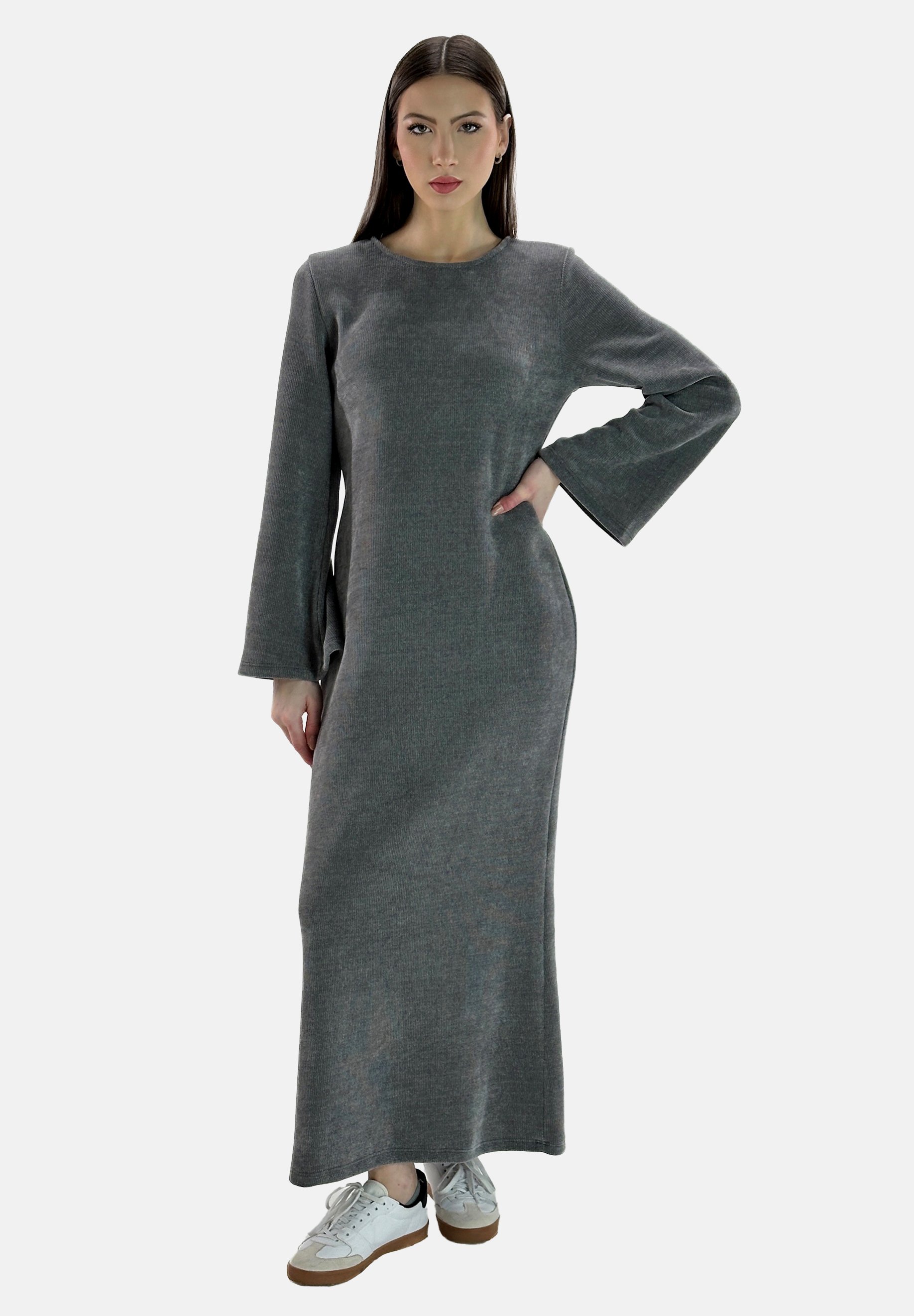 Elara ABAYA Robe pull grau/gris
