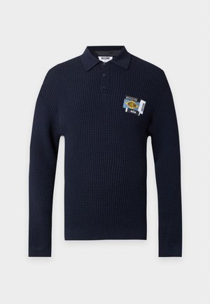 MOSCHINO, Svetrík - fantasia azzurro