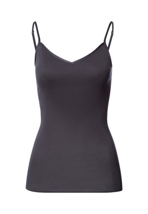 Hanro SEAMLESS SPAGHETTI - Maglietta intima - black pearl