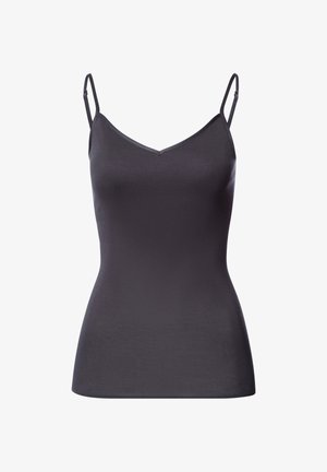 Hanro SEAMLESS SPAGHETTI - Unterhemd/-shirt - black pearl