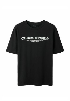 REGULAR FIT - T-shirts med print - black