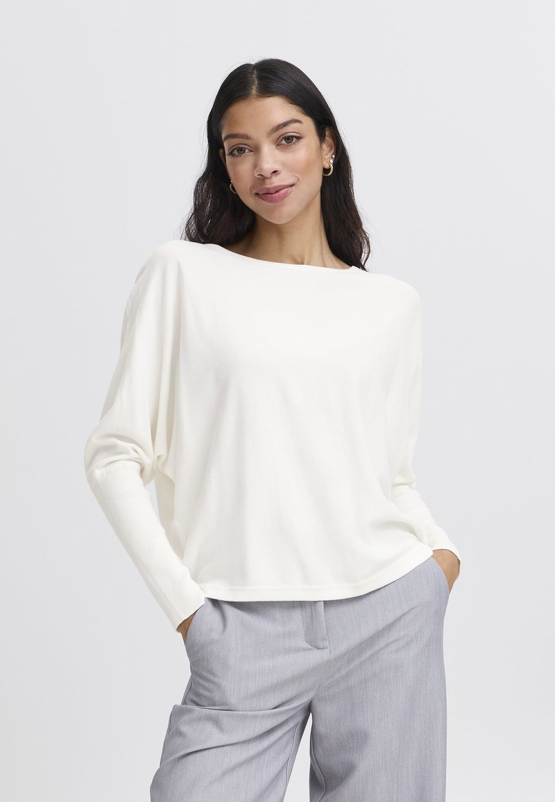 b.young BYMMORLA BAT JUMPER - Pullover - bianco