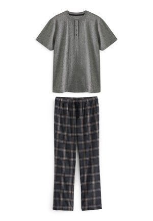 MOTIONFLEX COSY SET STANDARD - Pigiama - grey black check