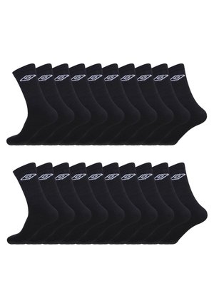 LOT DE 20 PAIRES DE TENNIS L - Chaussettes de sport - noir