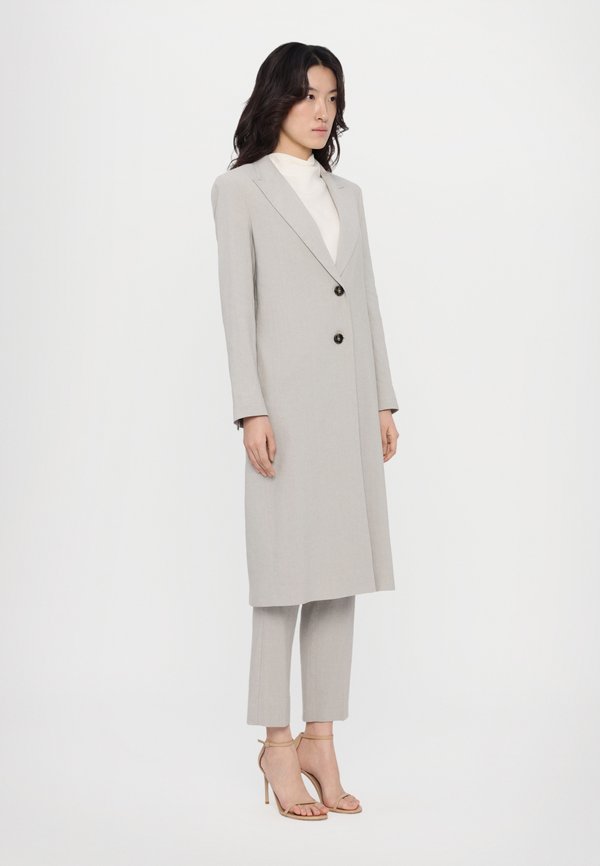 RENATA - Classic coat - sabbia2