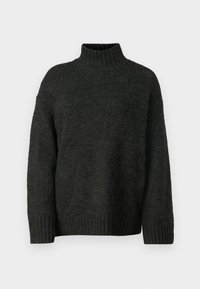 VMMADDIE HIGHNECK PULL - Stickad tröja - dark grey melange