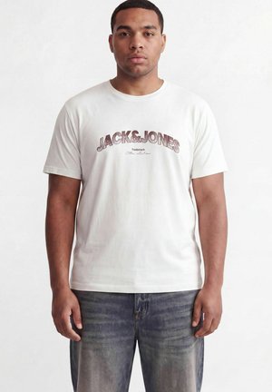Jack & Jones, T-SHIRT PLUS SIZE 3-PACK T-SHIRT - Tričko s potlačou - cloud dancer