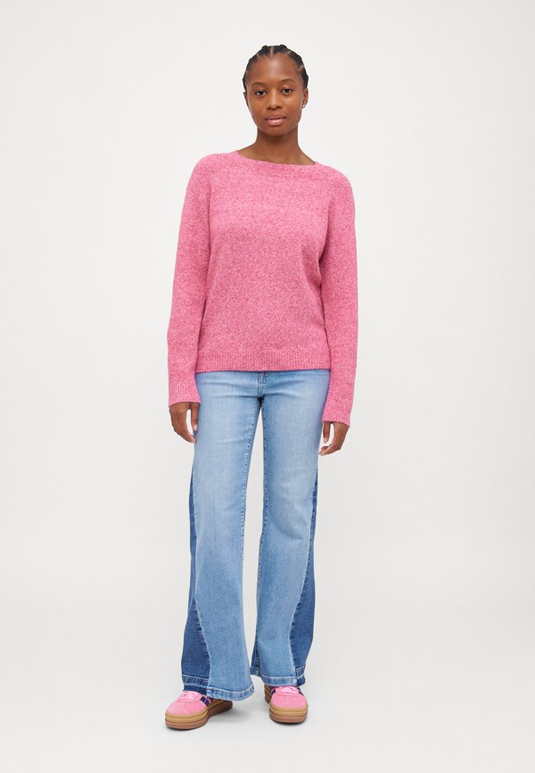 VMDOFFY O NECK - Jumper - cabaret melange2