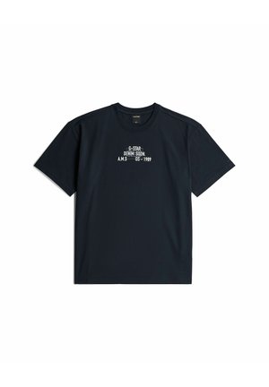 G-STAR, MULTI TECHNIQUE GRAPHIC RELAXED T-SHIRT - T-shirt print - salute