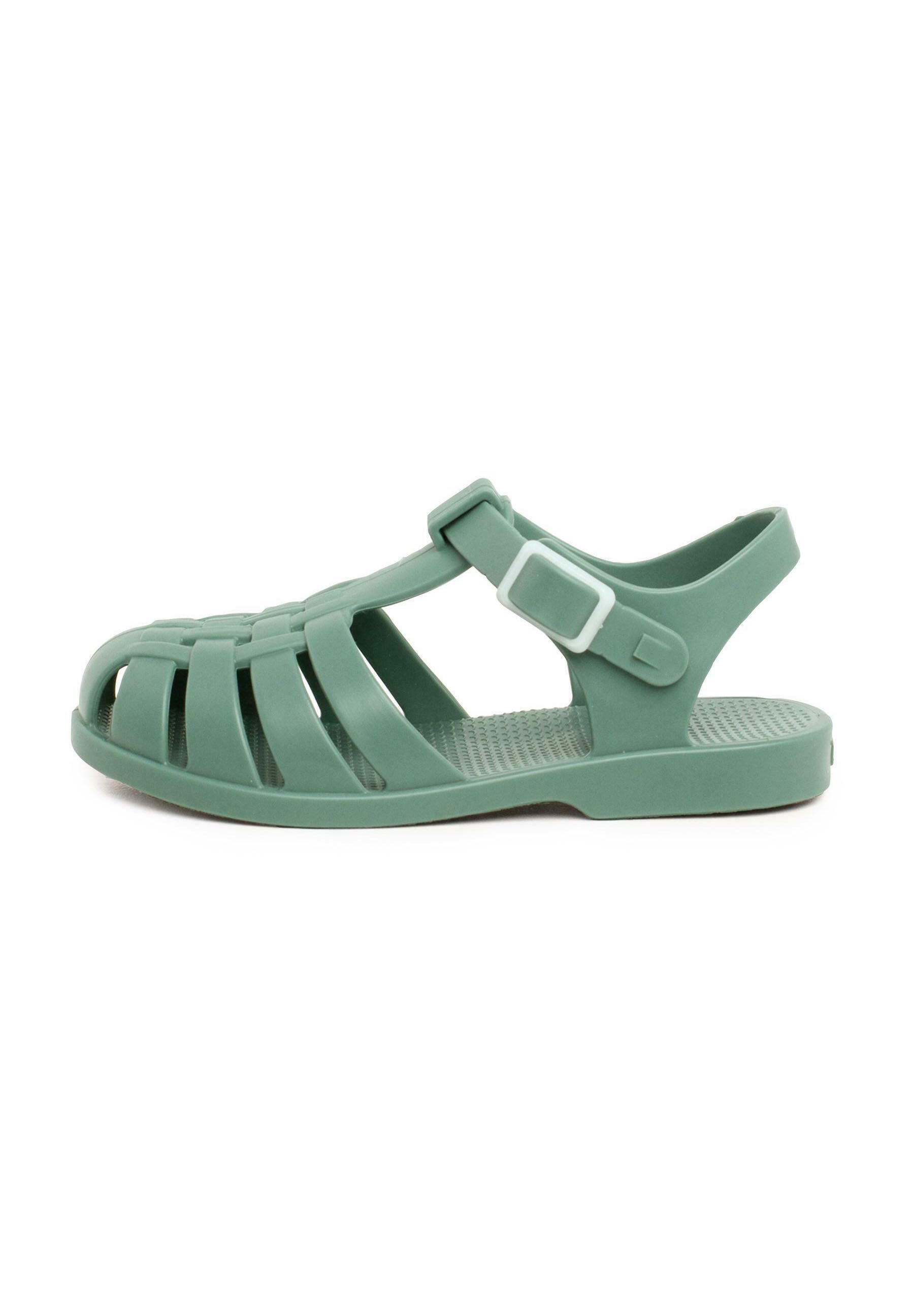 Pisamonas CANGREJERAS NIÑOS COLORES EMPOLVADOS - Chanclas de baño -  verde/verde oscuro - Zalando.es