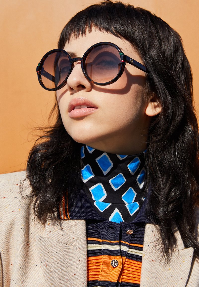 Gucci Solbriller - havana-havana-brown