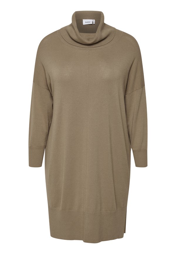 FRALMA - Jumper dress - silver mink2