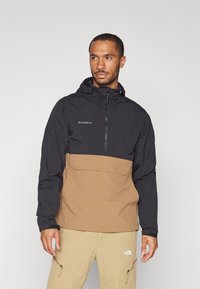 Mammut HIKING HOODED ANORAK - Giacca a vento - dark sand/black