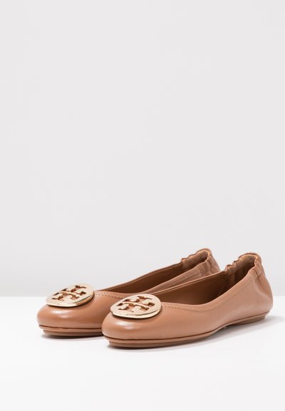 Tory Burch MINNIE TRAVEL BALLET  - Klassischer Ballerina - royal tan/gold
